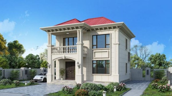 鼎合网 想回老家建座这样面宽不到10米的小别墅，20万能拿下不？